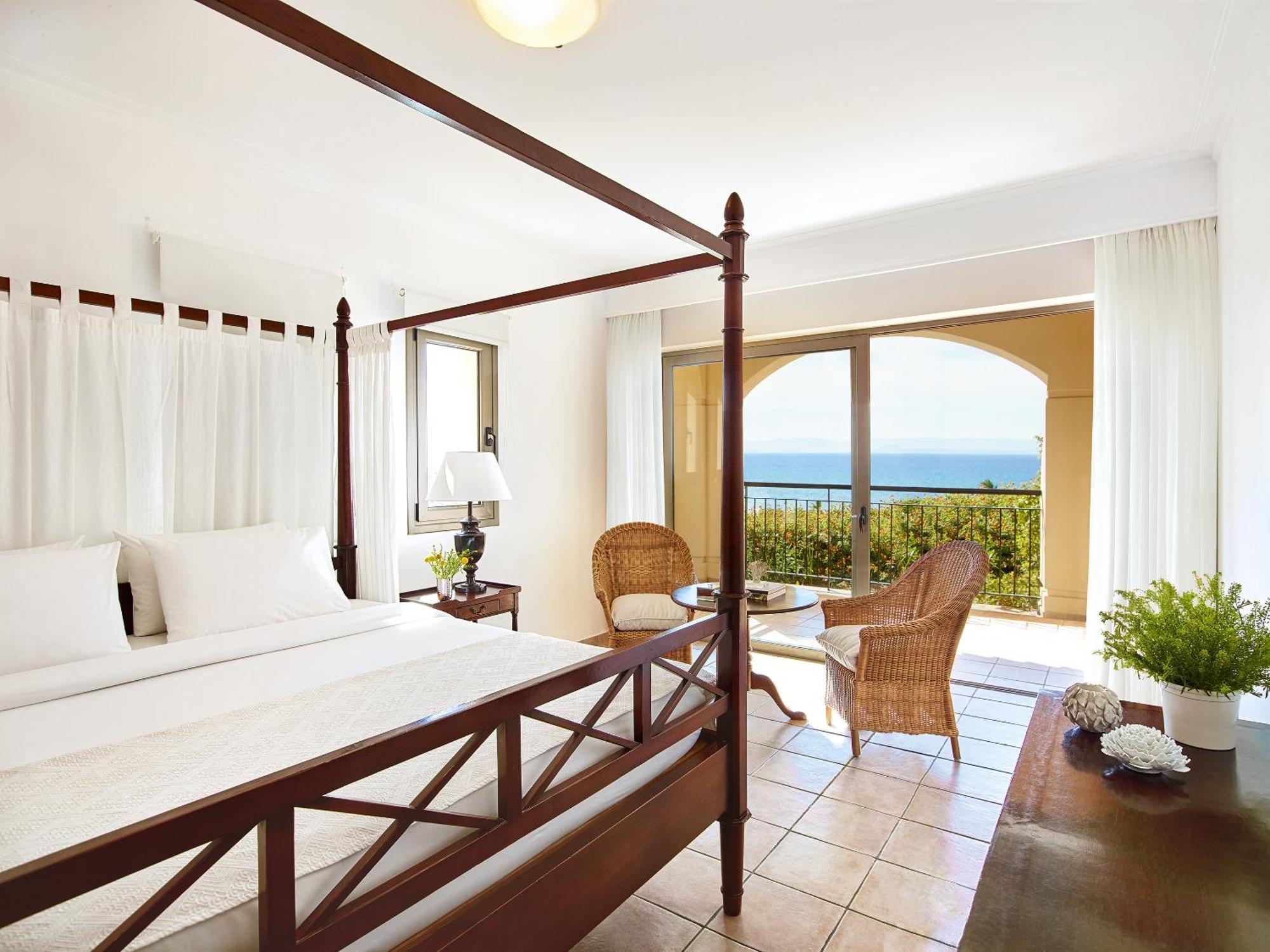 Grecotel Luxme Oasis At Riviera Olympia & Aqua Park Loutra Kyllinis Bagian luar foto