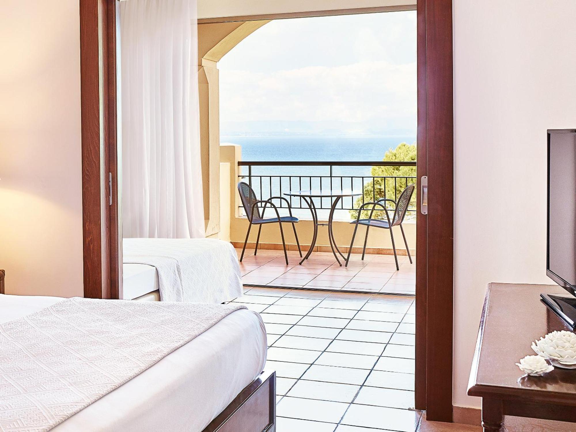 Grecotel Luxme Oasis At Riviera Olympia & Aqua Park Loutra Kyllinis Bagian luar foto