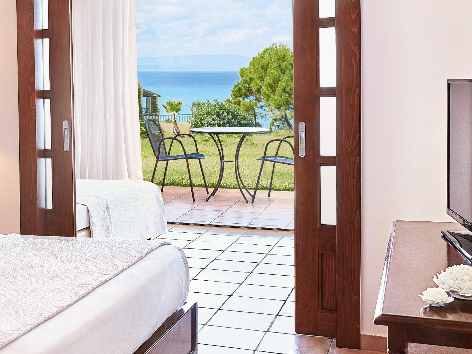 Grecotel Luxme Oasis At Riviera Olympia & Aqua Park Loutra Kyllinis Bagian luar foto