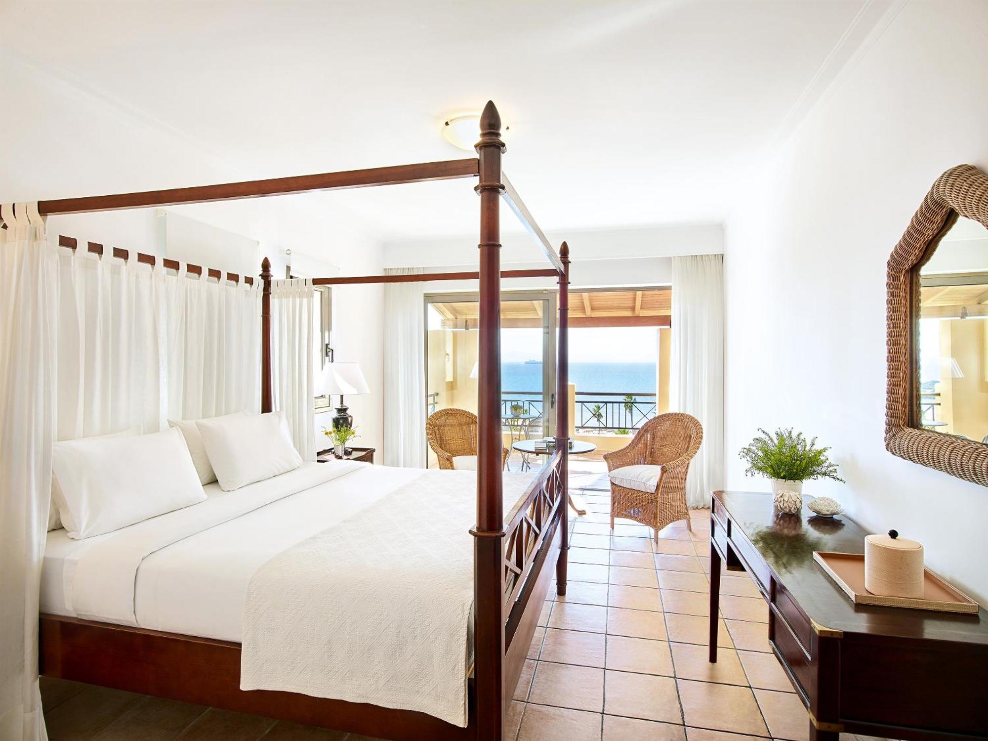Grecotel Luxme Oasis At Riviera Olympia & Aqua Park Loutra Kyllinis Bagian luar foto