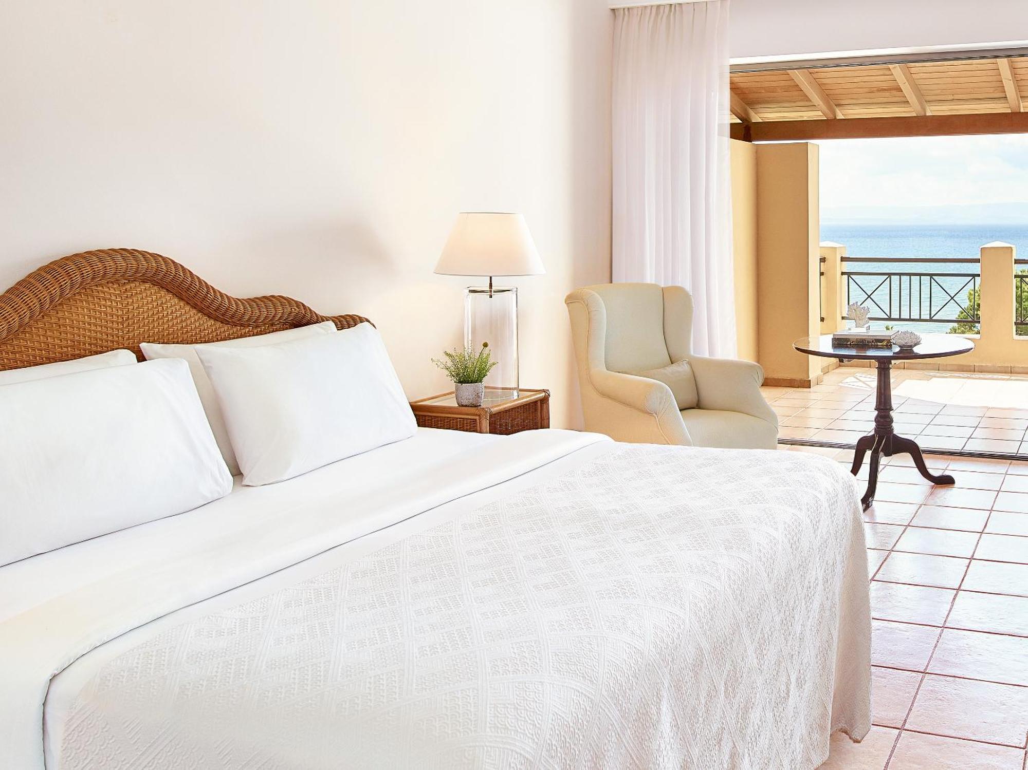 Grecotel Luxme Oasis At Riviera Olympia & Aqua Park Loutra Kyllinis Bagian luar foto
