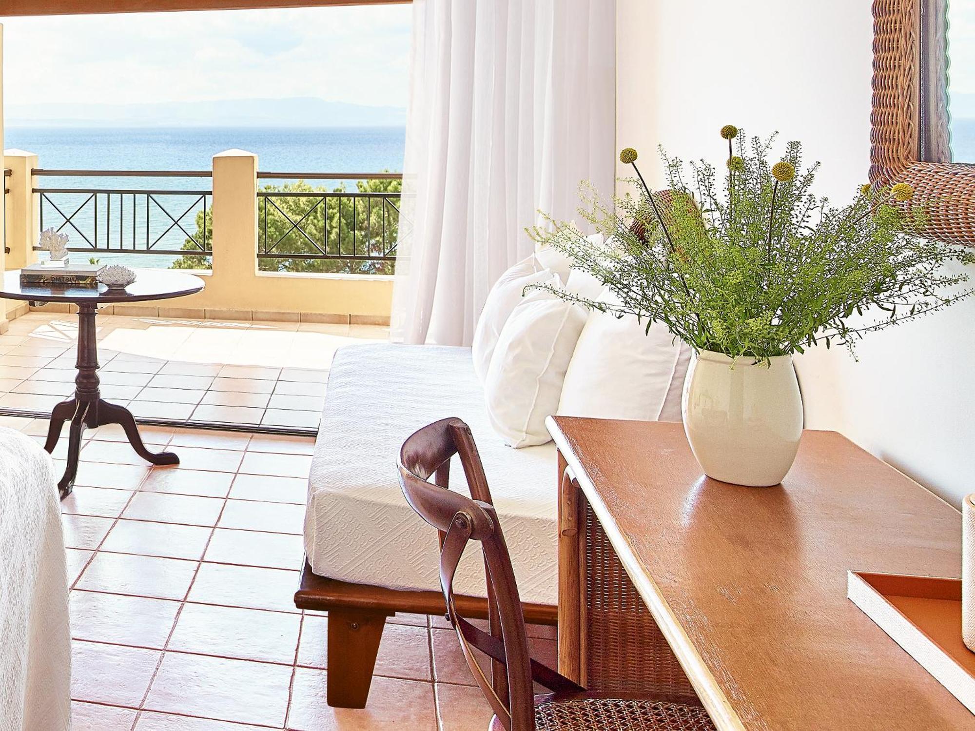 Grecotel Luxme Oasis At Riviera Olympia & Aqua Park Loutra Kyllinis Bagian luar foto