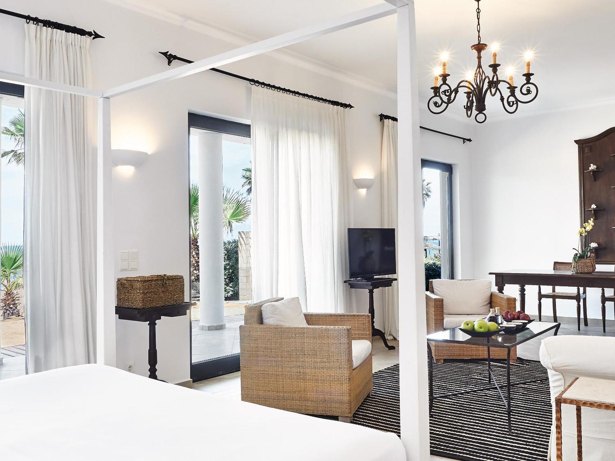 Grecotel Luxme Oasis At Riviera Olympia & Aqua Park Loutra Kyllinis Bagian luar foto