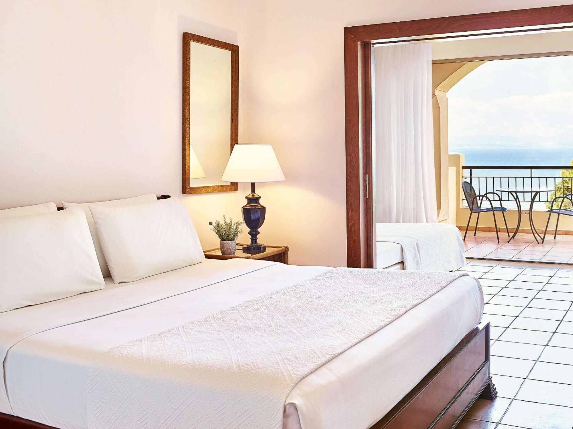 Grecotel Luxme Oasis At Riviera Olympia & Aqua Park Loutra Kyllinis Bagian luar foto