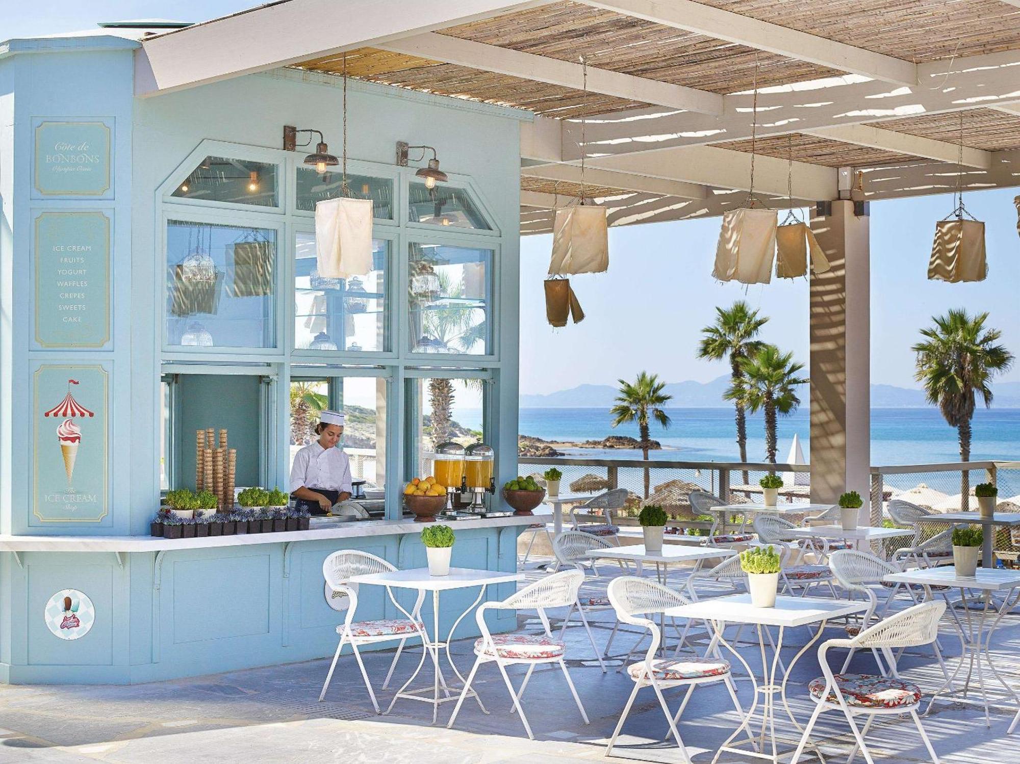 Grecotel Luxme Oasis At Riviera Olympia & Aqua Park Loutra Kyllinis Bagian luar foto
