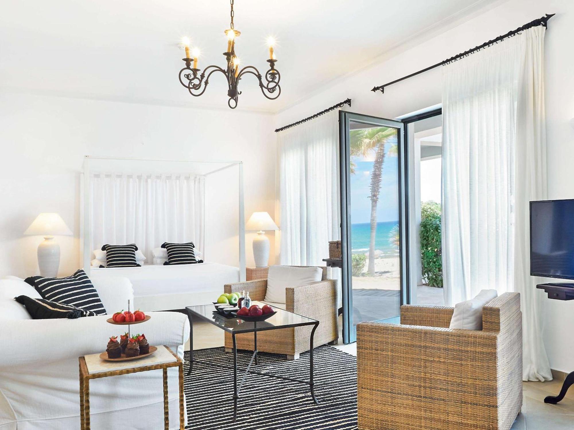 Grecotel Luxme Oasis At Riviera Olympia & Aqua Park Loutra Kyllinis Bagian luar foto