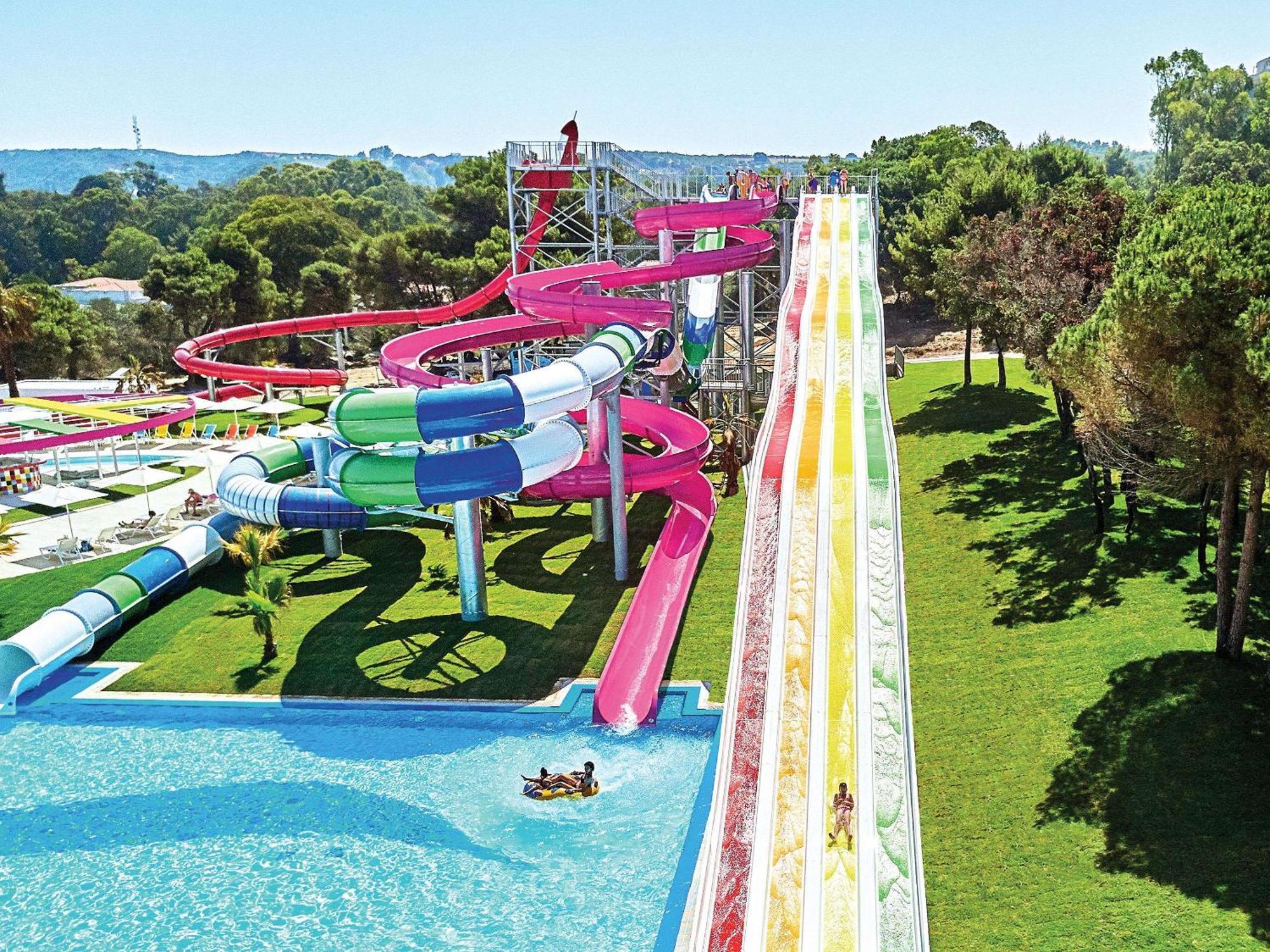 Grecotel Luxme Oasis At Riviera Olympia & Aqua Park Loutra Kyllinis Bagian luar foto
