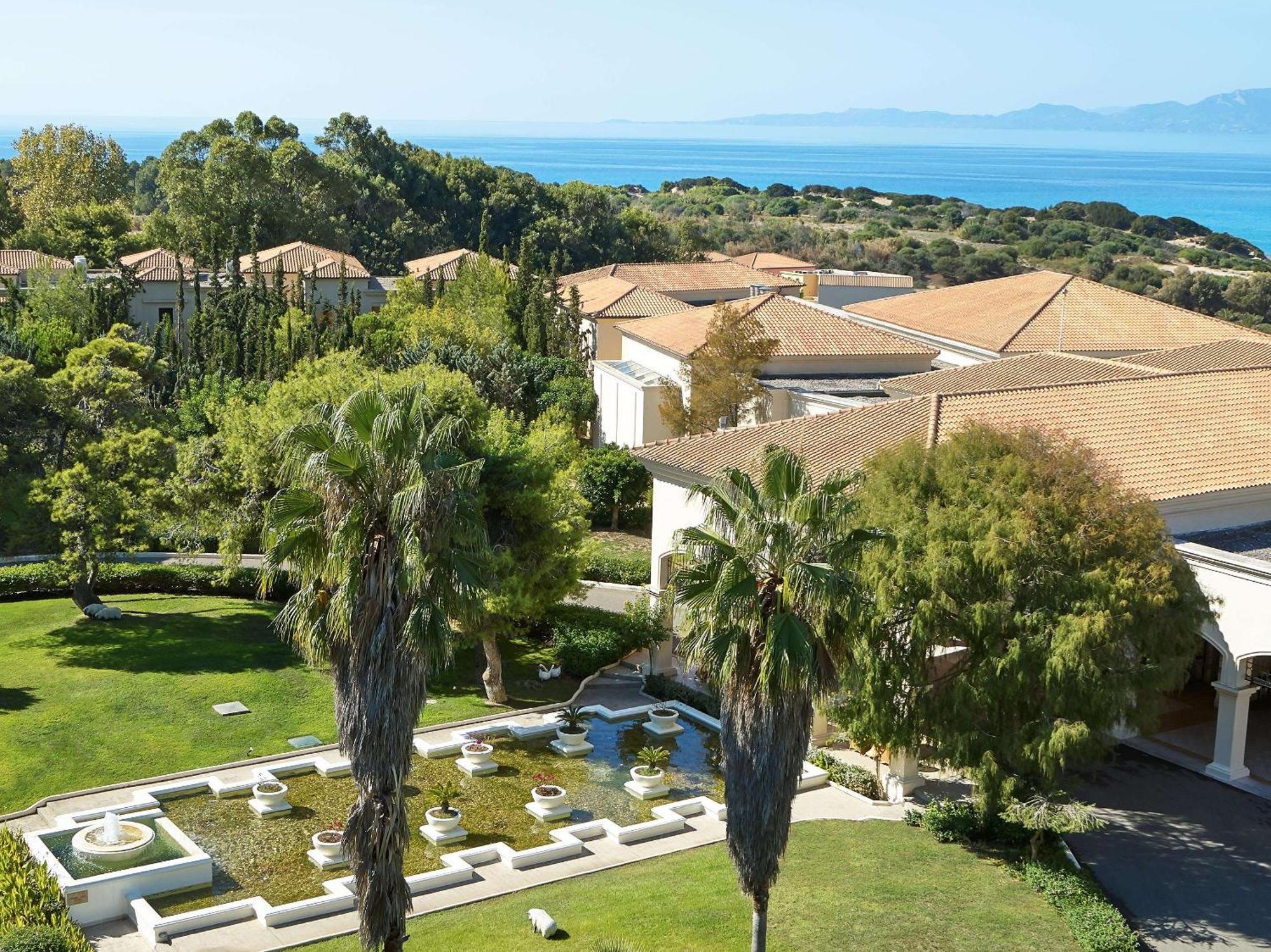 Grecotel Luxme Oasis At Riviera Olympia & Aqua Park Loutra Kyllinis Bagian luar foto